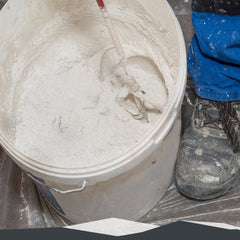 Rührquirl für Bohrmaschine – 40 cm Farbquirl aus Stahl | Mischer für Farbe, Lack, Epoxidharz & Beton | 8 mm Sechskantschaft I R - 100 - WO - WE.SHOP