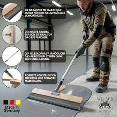 Floor Smoother 560 mm – Professional Notched Smoother with 3×5 mm Teeth | PL230