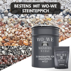 2-Pack Binder for Stone Carpet Bonding Agent Natural Stone Carpet W727 1,5-6Kg