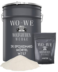 Mortier de Réparation sol - A base d'Epoxy - Enduit de rebouchage de fissure, trous W757 5-10KG