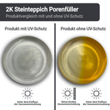 Résine époxy liant pour moquette de pierre Bouche-pores Imperméable W731 (époxy+durcisseur) 3-9KG