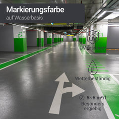 Peinture de signalisation - Marquage au sol pour parking, route SL820  1-20L