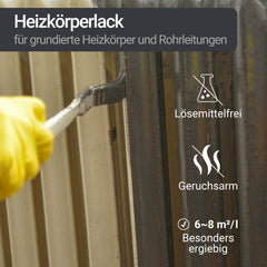 Peinture pour radiateur - Thermorésistant pour Métal W903 1-10L