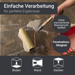 Primaire spécial pour peinture sol - Haute adhérence - Revêtements époxy, acryliques W703 1-10kg