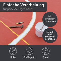 Peinture de signalisation - Marquage au sol pour parking, route SL820  1-20L