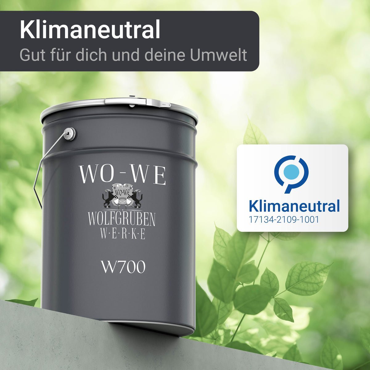 Betonfarbe Bodenfarbe Bodenbeschichtung Fußbodenfarbe Kellerfarbe W700 2,5 - 20L - WO - WE.SHOP