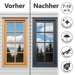 Doors and window paint 3in1 wooden elements color metal W425 1-5L