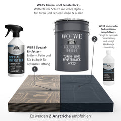 Doors and window paint 3in1 wooden elements color metal W425 1-5L