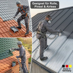 Peinture Toiture Revêtement Toit Rénovation Tuile brillante satinée W510 1-20L