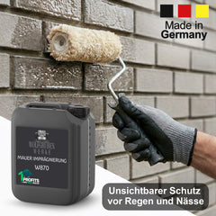 Imprégnation pour façades Hydrofuge - Protection des murs, pierres - Étanche et imperméable W870  1-10L