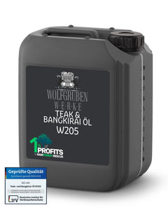 Teak, Bangkirai and Hardwood Protector Care Oil W205 1-10L