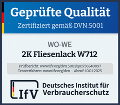 Komplettset 2K Fliesenlack Renovierungsset inkl. Entfetter & Zubehör – Für Küche, Badezimmer, Wand - & Bodenfliesen 2,5–5 kg - WO - WE.SHOP